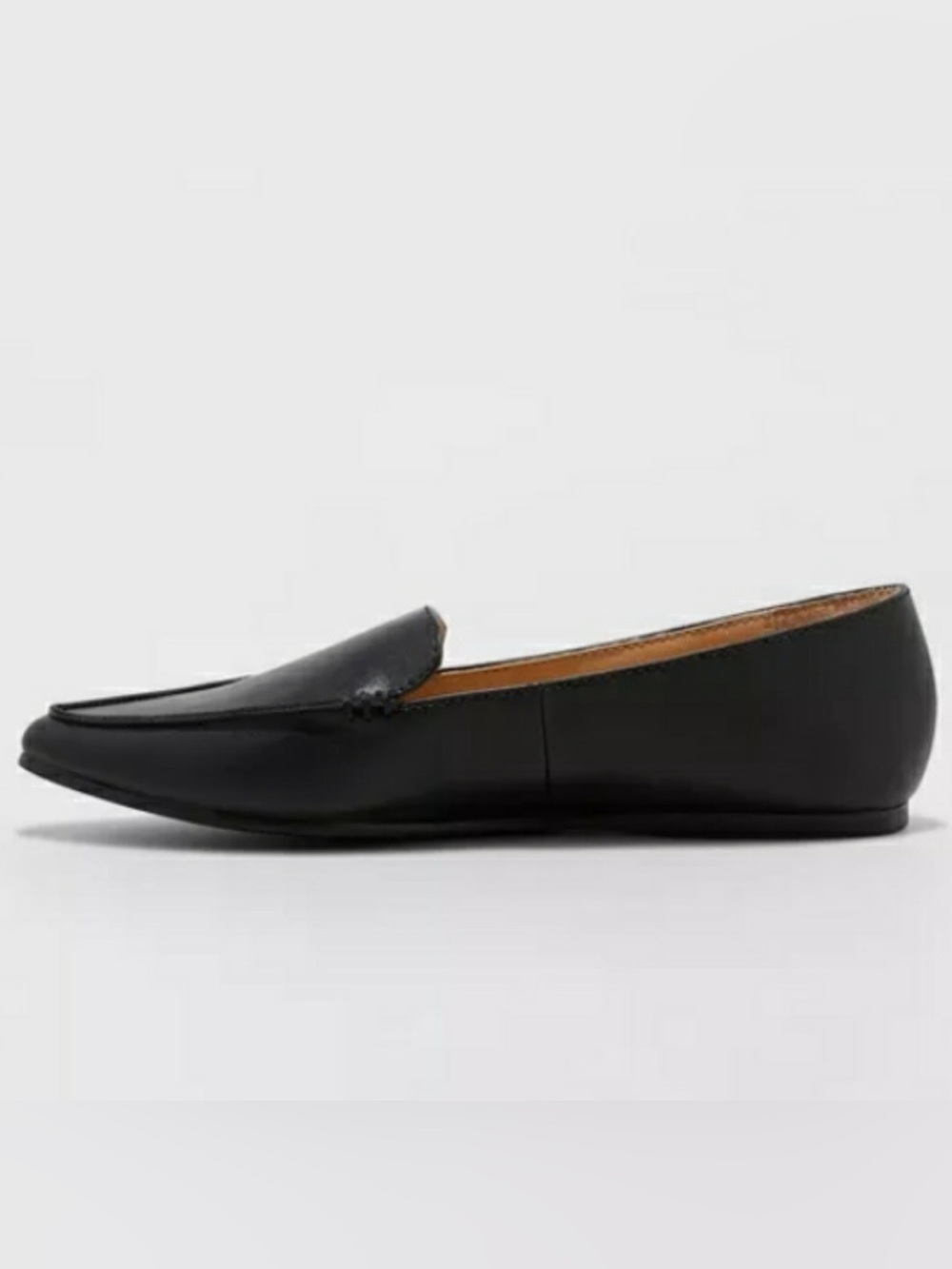 A New Day Pointed Toe Flats in Black - Picture 2 of 7